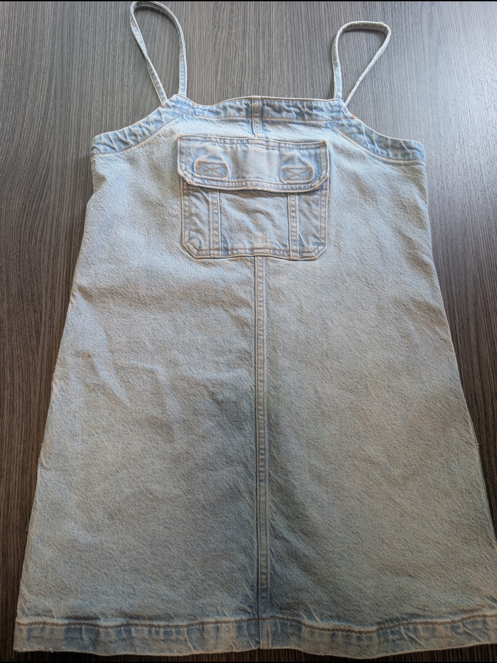 Light Wash Denim Mini Dress
